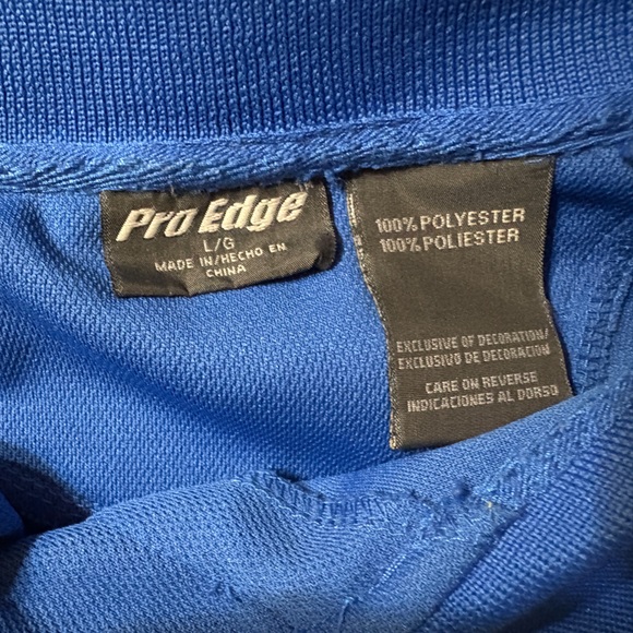 Pro Edge Vibrant Blue Florida Gator’s Polo Shirt L Spiritwear Athleisure - Picture 3 of 5